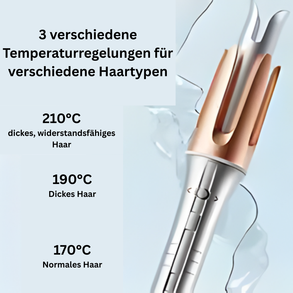 Perfekte Locken. Ohne Kampf. In Sekunden.