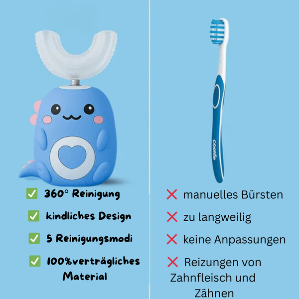 Magischer Kinder-Zahnbürsten-Spaß